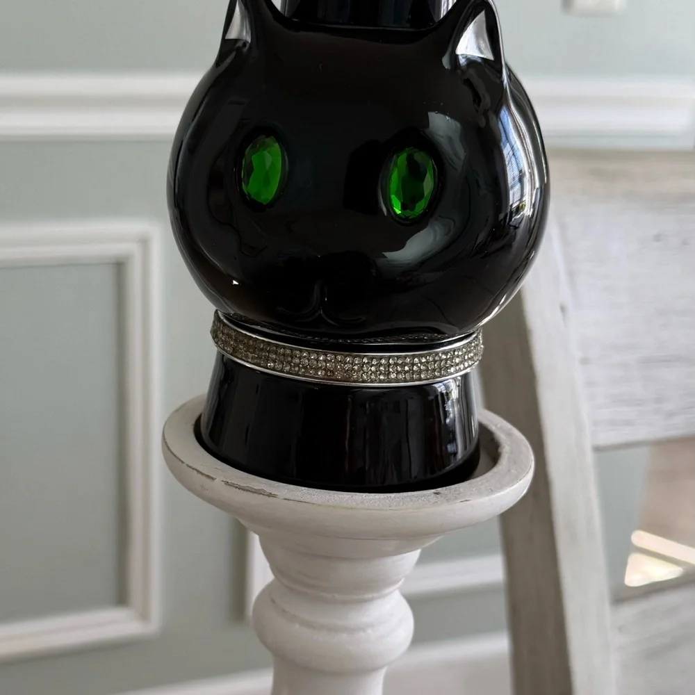 Bath & Body Works Halloween Cat Soap Dispenser - Black and Green NWT - Picture 5 of 8